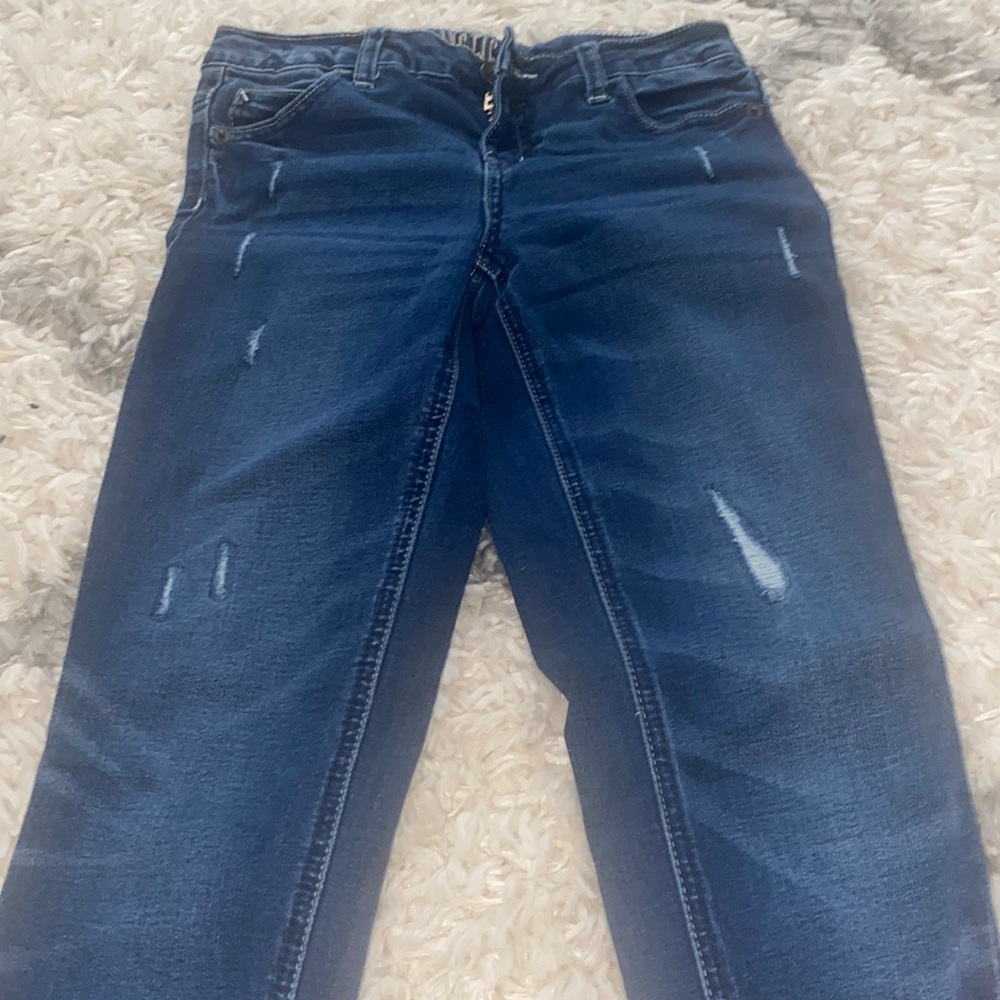 non-ripped jeans